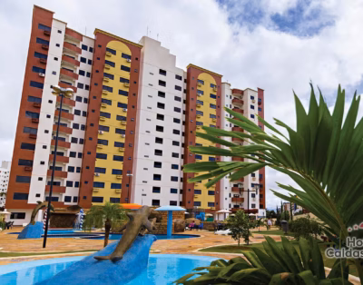 Apartamento no Golden Dolphin Supreme com Parque Aquático Termal
