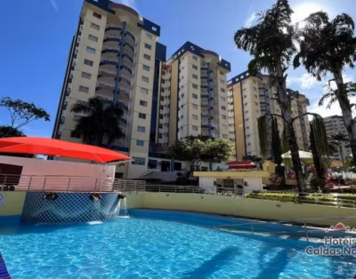 Apartamento 2 Quartos no Sol das Caldas com Parque Aquático Termal