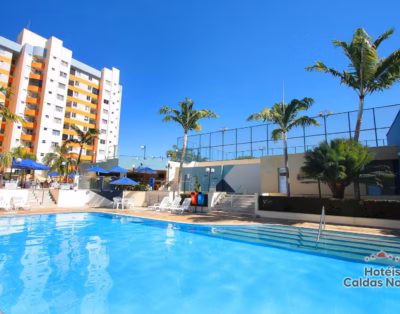Apartamento no Residencial Privé das Caldas com Piscinas Termais