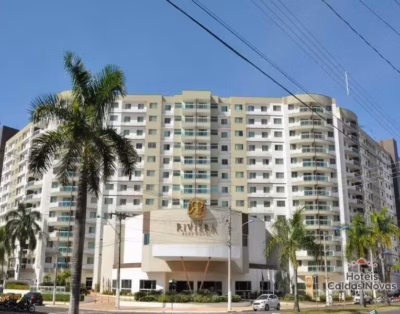 Apartamento no Riviera Park com 12 Piscinas Termais 24h