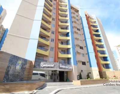 Apartamento no Residencial Thermas das Caldas com Piscinas Termais