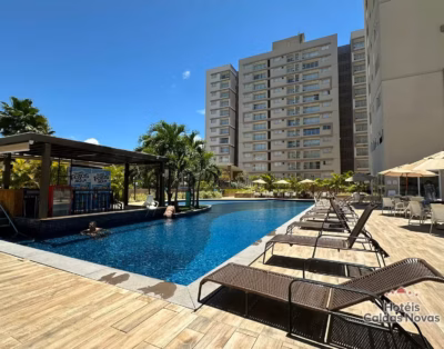 Apartamento no Evian Thermas Residence com Piscinas Termais