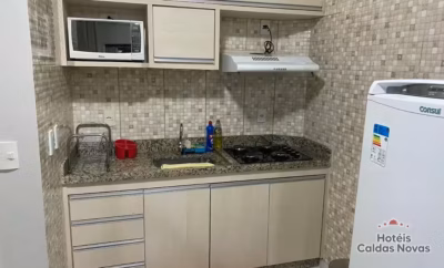 Apartamento com cozinha em Caldas Novas: economize nas refeições